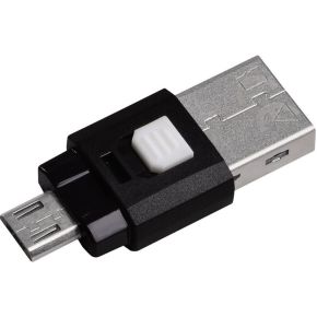 Hama Usb 20 Otg Kaartlezer Voor Smartphone Tablet Microsd hama kopen in de aanbieding
