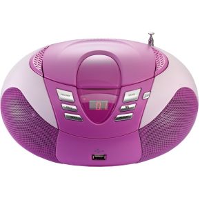 Lenco Scd 37 Draagbare Radiocd Speler In Roze lenco kopen in de aanbieding