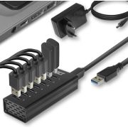 ACT-AC6315-interface-hub-USB-3-2-Gen-1-3-1-Gen-1-Type-A-5000-Mbit-s-Zwart