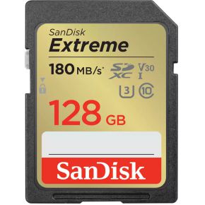 SanDisk Extreme 128GB SDXC Geheugenkaart