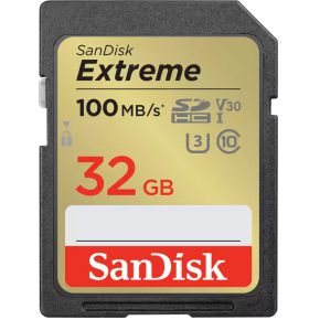 SanDisk Extreme 32GB SDXC Geheugenkaart