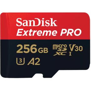 SanDisk Extreme PRO 256GB MicroSDXC Geheugenkaart