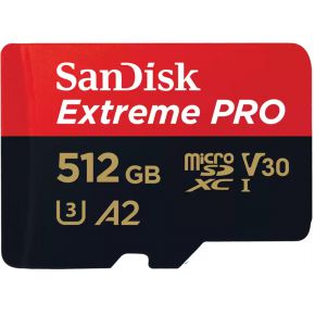 SanDisk Extreme PRO 512GB MicroSDXC Geheugenkaart