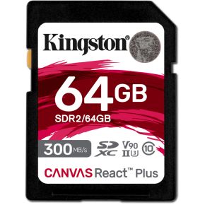 Kingston Technology Canvas React Plus 64 GB SD UHS-II Klasse 10