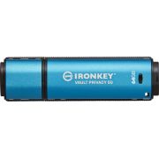 Kingston Technology IronKey Vault Privacy 50 USB flash drive 64 GB USB Type-A 3.2 Gen 1 (3.1 Gen 1)