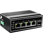 LevelOne IGU-0502 Unmanaged Gigabit Ethernet (10/100/1000) Power over Ethernet (PoE) Zwart netwerk switch