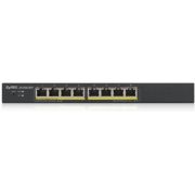 Zyxel-GS1900-8HP-v3-PoE-Managed-L2-Gigabit-Ethernet-10-100-1000-Power-over-Ethernet-PoE-Zwart-netwerk-switch