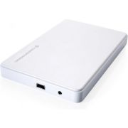 Conceptronic 2,5" Harddisk Box Mini White Stroomvoorziening via USB