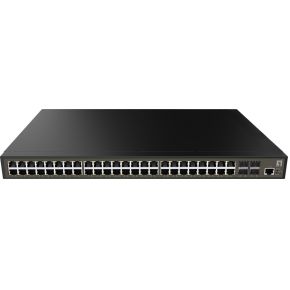 LevelOne GEL-5271 netwerk- Managed L2+ Gigabit Ethernet (10/100/1000) 1U Zwart netwerk switch