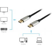Equip-119261-DisplayPort-kabel-1-m-Aluminium-Zwart