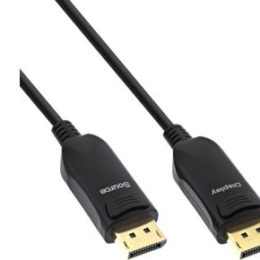 InLine 17210I DisplayPort kabel 10 m Zwart