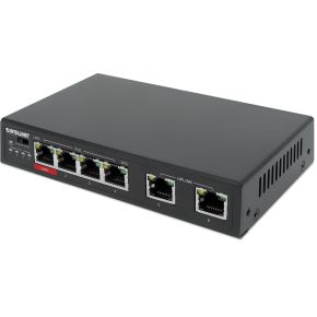 Intellinet 561686 netwerk- Fast Ethernet (10/100) Power over Ethernet (PoE) Zwart netwerk switch