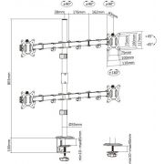 Equip-650159-flat-panel-bureau-steun-81-3-cm-32-Klem-Zwart