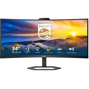 Philips 5000 Series 34E1C5600HE/00 34 Wide Quad HD 100Hz USB-C Curved VA Monitor