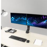 ACT-Monitorarm-office-crossbar-2-schermen-eenvoudig-in-hoogte-verstelbaar