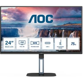 AOC Value-line 24V5C/BK 24" Full HD USB-C IPS monitor