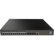LevelOne GEL-2871 netwerk- Managed L2+ Gigabit Ethernet (10/100/1000) 1U Zwart netwerk switch