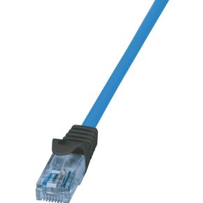 LogiLink CPP001 netwerkkabel Blauw 1 m Cat6a U/UTP (UTP)