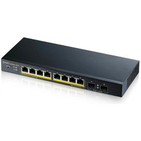 Zyxel GS1900-10HP Managed L2 Gigabit Ethernet (10/100/1000) Power over Ethernet (PoE) Zwart netwerk switch