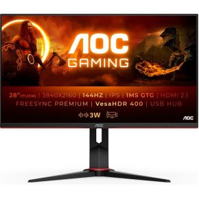 AOC GAMING U28G2XU2/BK 28" 4K Ultra HD 144Hz IPS monitor