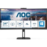 AOC Value-line CU34V5CW/BK 34" Wide Quad HD 100Hz Curved VA monitor