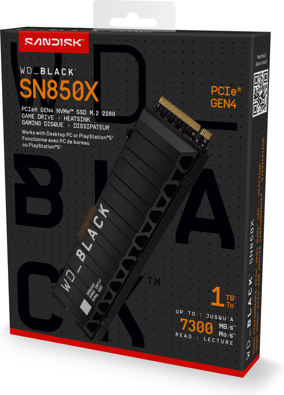 Megekko.nl - Sandisk WD_Black SN850X 1TB Heatsink M.2 SSD