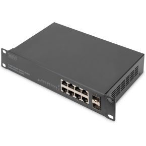 Digitus DN-80119 netwerk- Unmanaged Gigabit Ethernet (10/100/1000) Zwart netwerk switch