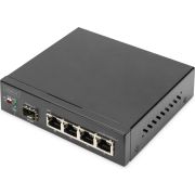Digitus DN-80120 netwerk- Unmanaged Gigabit Ethernet (10/100/1000) Zwart netwerk switch