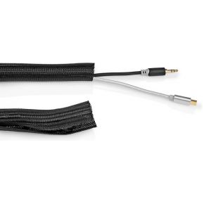 Nedis Kabelmanagement | Sleeve | 2.00 m | 1 Stuks | Maximale kabeldikte: 15 mm | Nylon | Zwart