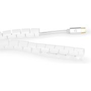 Nedis Kabelmanagement | Sleeve | 2.00 m | 1 Stuks | Maximale kabeldikte: 16 mm | PE | Wit