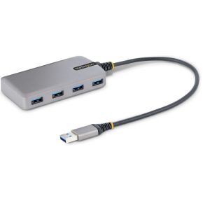 StarTech.com 4-Port USB Hub, USB 3.0 5Gbps, Bus Powered USB-A naar 4x USB-A Hub met Optionele Extra