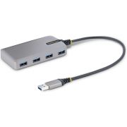 StarTech.com 4-Port USB Hub, USB 3.0 5Gbps, Bus Powered USB-A naar 4x USB-A Hub met Optionele Extra