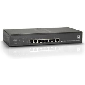 LevelOne GEP-0812 netwerk- Unmanaged Gigabit Ethernet (10/100/1000) Power over Ethernet (PoE) netwerk switch