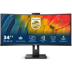 Philips 5000 Series 34B1U5600CH/00 34 Wide Quad HD 120Hz USB-C 100W Curved VA Monitor