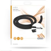 Nedis-Kabelmanagement-Sleeve-2-00-m-1-Stuks-Maximale-kabeldikte-30-mm-Nylon-Zwart