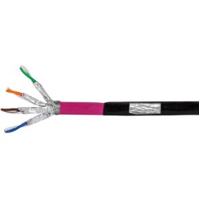 LogiLink CPV0081 netwerkkabel Zwart 50 m Cat7 S/FTP (S-STP)