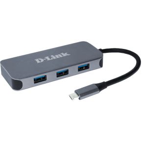 D-Link DUB-2335 interface hub USB Type-C 5000 Mbit/s Grijs
