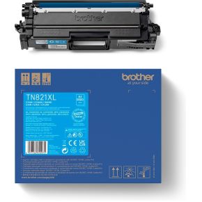 Brother TN-821XLC tonercartridge 1 stuk(s) Compatibel Cyaan