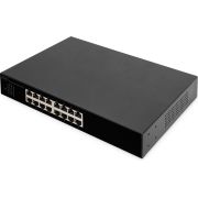 Digitus DN-80112-1 netwerk- Unmanaged Gigabit Ethernet (10/100/1000) Zwart netwerk switch
