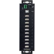 StarTech-com-10-Port-Industri-le-USB-2-0-Hub-Rugged-USB-Hub-met-ESD-Level-4-Bescherming-DIN-Wand-
