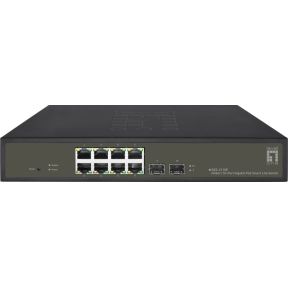 LevelOne GES-2110P netwerk- Managed L2 Gigabit Ethernet (10/100/1000) Power over Ethernet (PoE netwerk switch