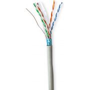 Nedis CCBG8522GY100S netwerkkabel Grijs 100 m Cat6 F/UTP (FTP)