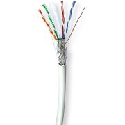 Nedis CCBG8528GY100S netwerkkabel Grijs 100 m Cat6 S/FTP (S-STP)