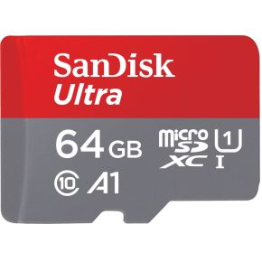 SanDisk Ultra 64 GB MicroSDXC Geheugenkaart
