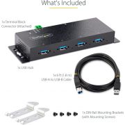 StarTech-com-5G4AINDNP-USB-A-HUB-interface-hub-USB-3-2-Gen-1-3-1-Gen-1-Type-B-5000-Mbit-s-Zwart