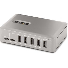 StarTech.com 10G8A2CS-USB-C-HUB interface hub USB 3.2 Gen 2 (3.1 Gen 2) Type-C 10000 Mbit/s Grijs