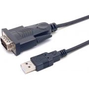 Equip 133391 seriële kabel Zwart 1,5 m USB Type-A DB-9