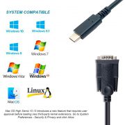 Equip-133392-seri-le-kabel-Zwart-1-5-m-USB-Type-C-DB-9