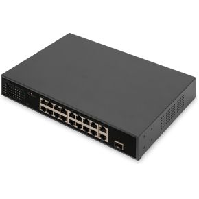Digitus DN-95355 netwerk- Unmanaged Gigabit Ethernet (10/100/1000) Power over Ethernet (PoE) 1 netwerk switch