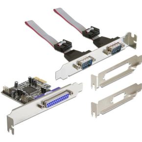 Delock Pci Express Card 2 X Serial 1X Parallel delock kopen in de aanbieding